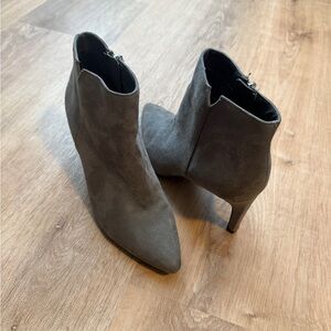 Sam & Libby Charcoal Ankle Booties